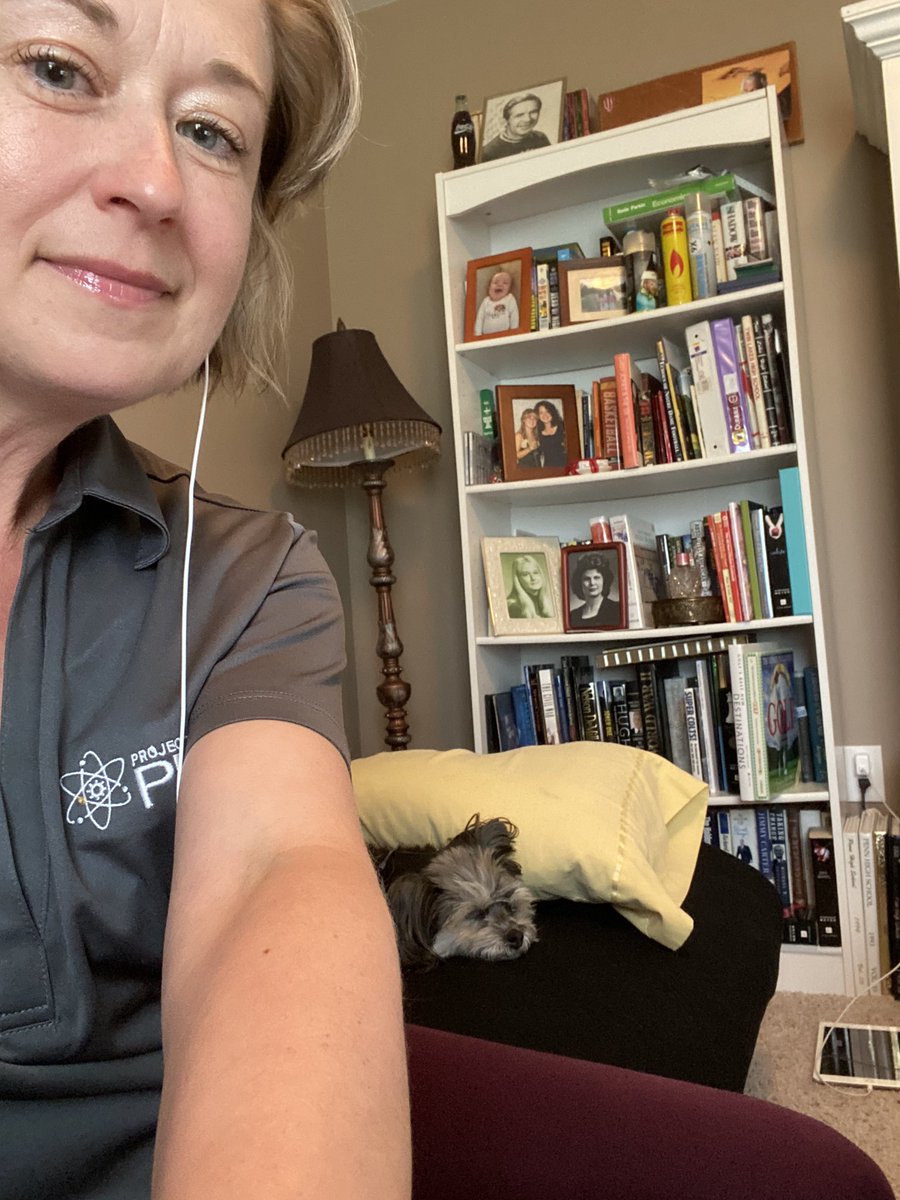 MarvinScience's tweet photo. PLTW virtual training with Anderson Community School Corporation...and I’ve got a helper!! Great job to all participants on this virtual adventure!! #pltw #mtpltw https://t.co/9Ft8ln8a9S