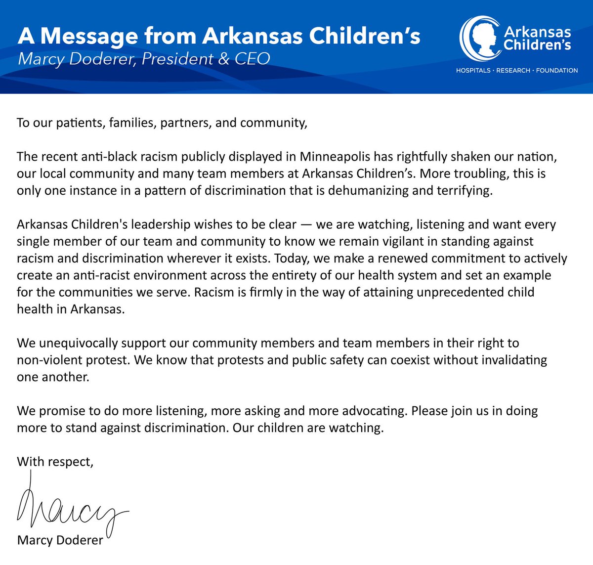 Our children are watching. #ChampionsForChildren