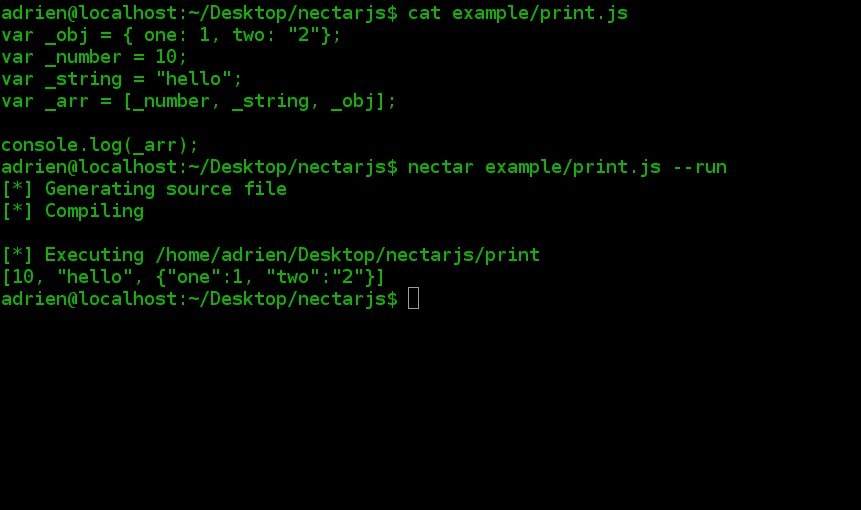 NectarJS's tweet image. #NectarJS today news : JSON.stringify, object and array pretty print, and dead code elimination for speed preset

#100DaysOfCode #javascript #js #code #coding #developer #TypeScript