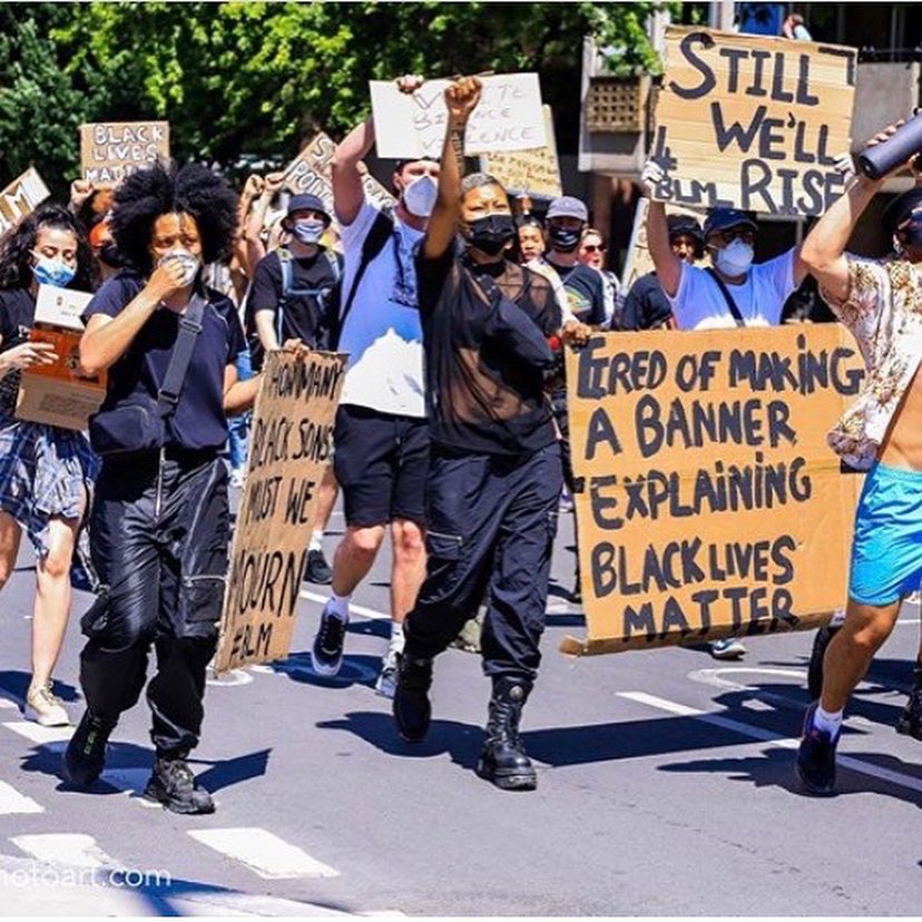 BlackExchanges's tweet photo. We marched united. #unitedagainstoppression #BlackLivesMattterUK #BlackLivesMatter  #londonprotest https://t.co/12CnKn6uNZ