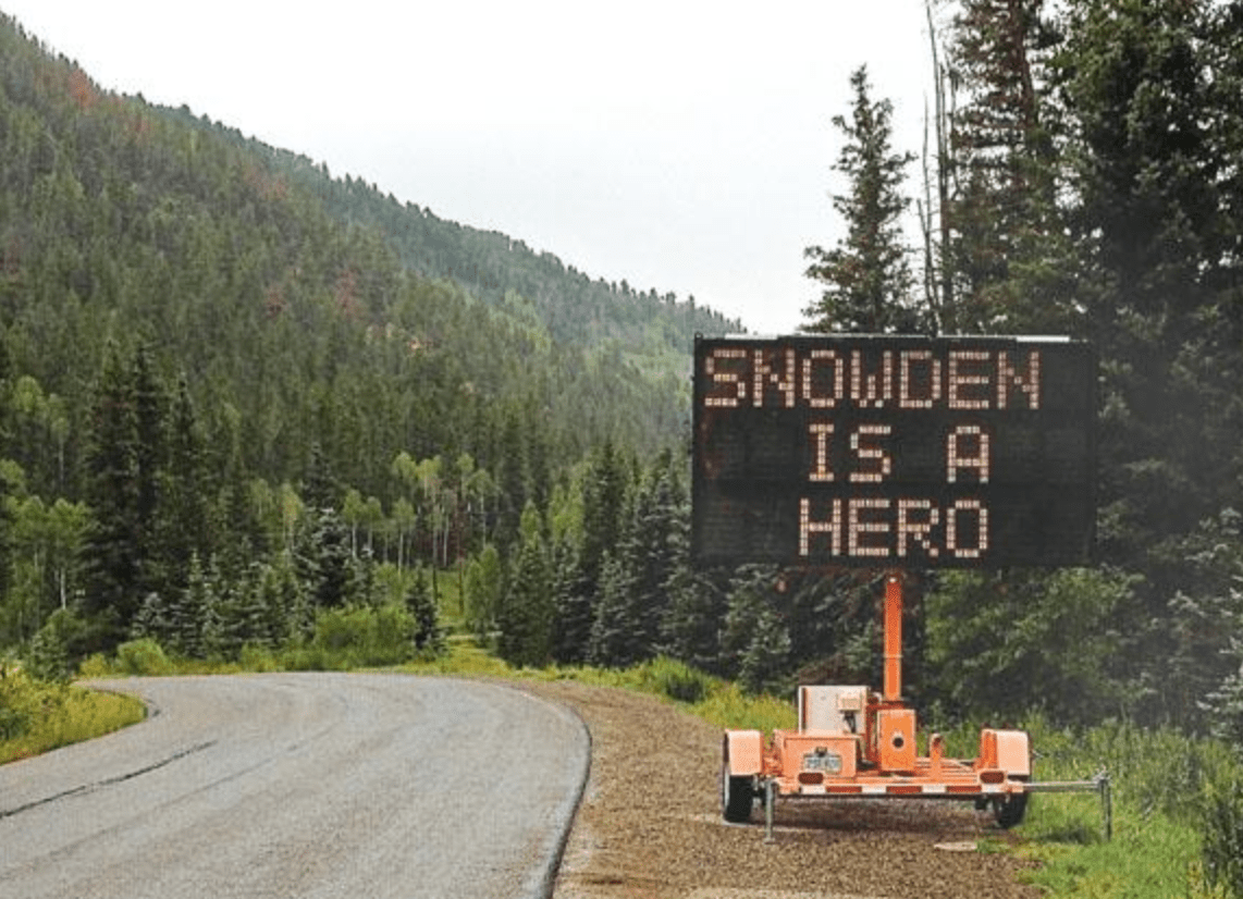 No one should ever attempt to hack a highway sign. Especially not to post messages of solidarity with the movement. But if you were to do such a thing, and you definitely never should, you could probably use the default password which is available online. jalopnik.com/how-to-hack-an…