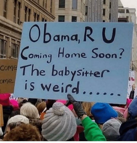 MediaMix0's tweet photo. I'm here for this. #takeobamalive
My favorite anti-Trump sign too. https://t.co/RLaETDdtoI