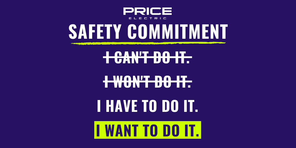 price_electric's tweet photo. Our Safety Commitment. ⚡ 

At Price Electric, we *want* to perform our work safely.  Each of our employees are responsible for following safe work practices, company policy, &amp; doing all in their power to prevent accidents and injuries.

#NSM #committedtosafety #workplacesafety https://t.co/mnBr7oBhVy