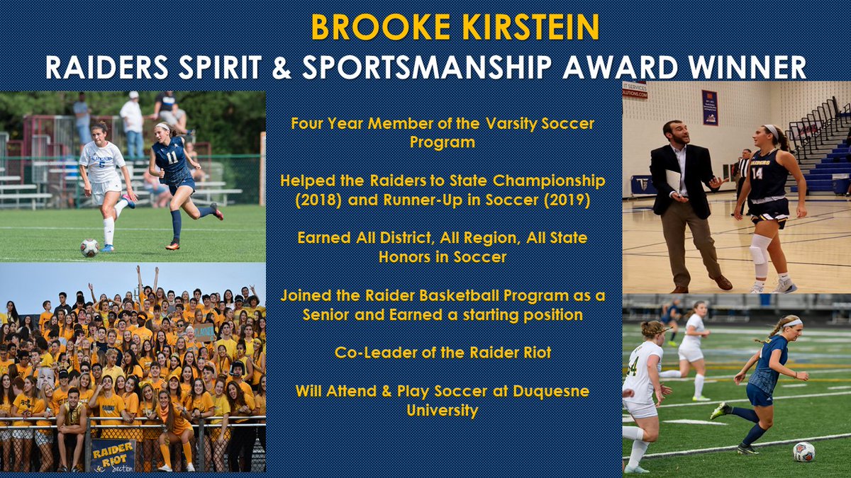 Thank you @brookekirstein1 for being an effective team and school leader, and being supportive to others in the Raider community as well. 
@LCHSRaider <a href="/LCHS1954/">LCHS news</a> <a href="/Coach_ACampbell/">Austin Campbell</a> <a href="/lchsgsoccer/">LCHS Girls Soccer⚽️⚽️</a>