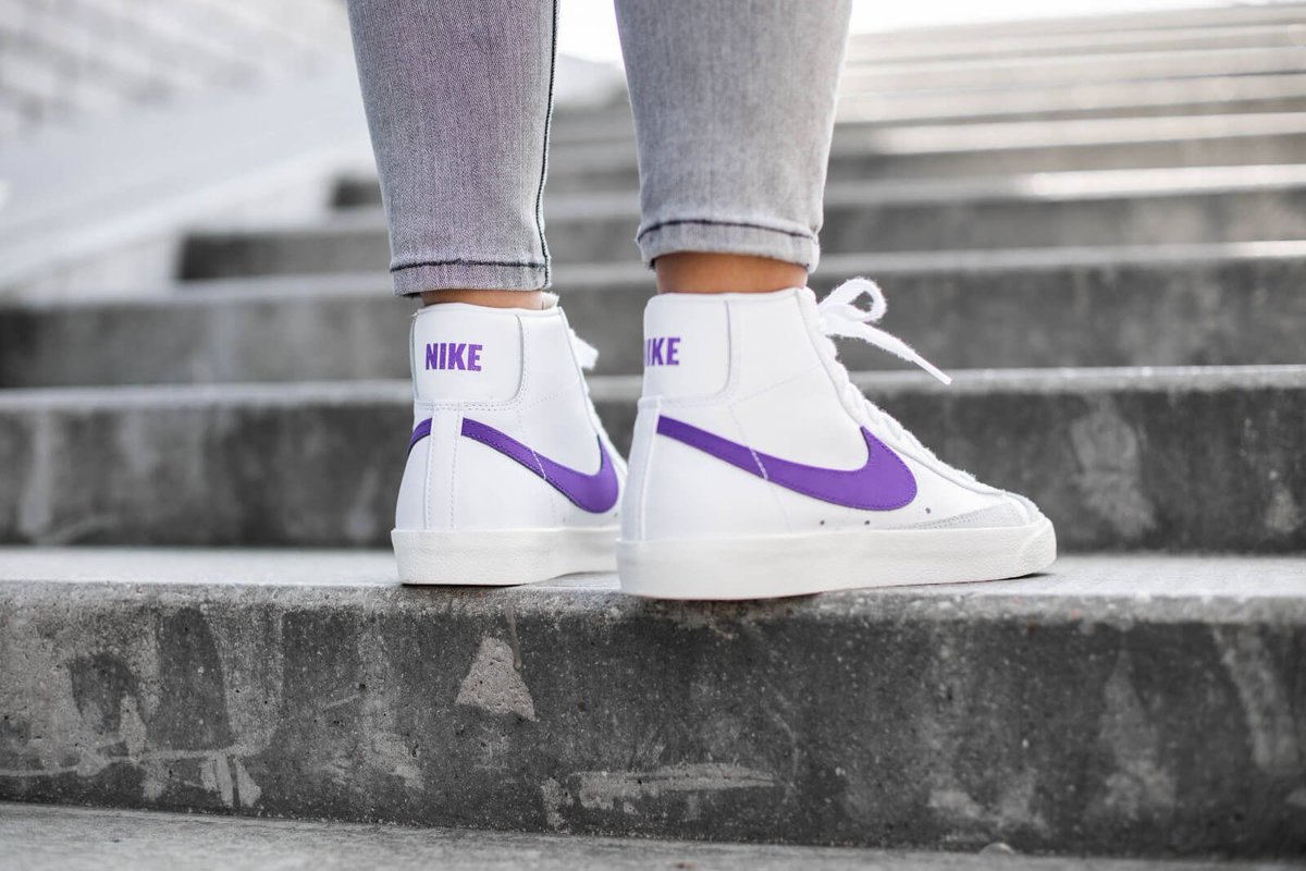 nike blazer mid voltage purple