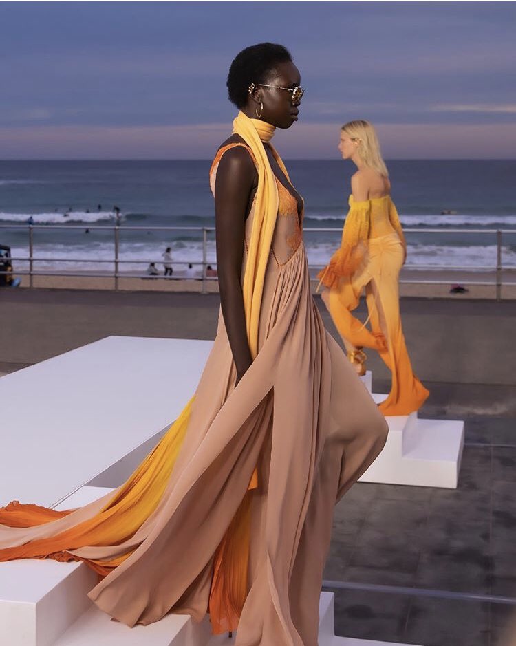 Seeking sunshine. Photo <a href="/JonathanSimkhai/">Jonathan Simkhai</a>’s #MBFWA show last year by <a href="/madiatkins/">Madi Atkins</a>