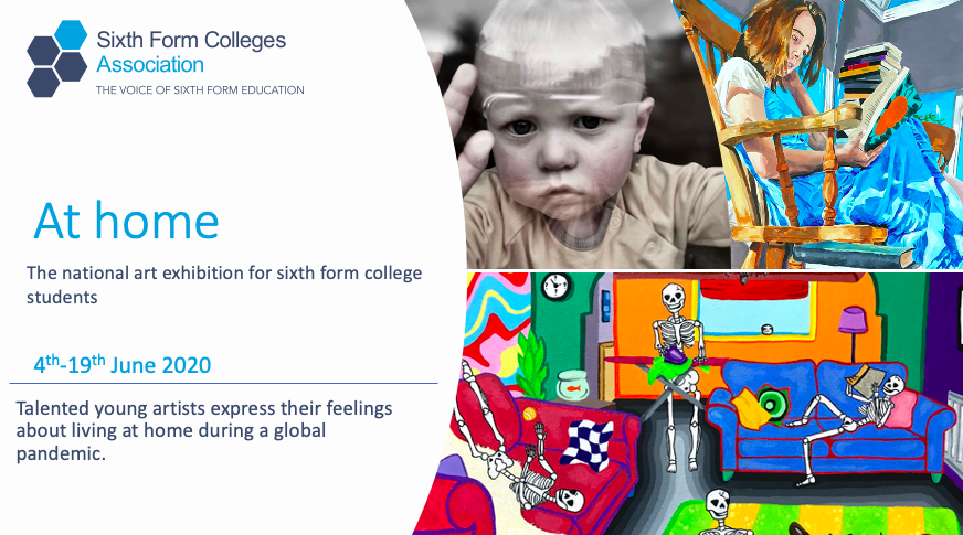 SFCA_info's tweet photo. At home: the national art exhibition for sixth form college students is launched today by 
@GillianKeegan @educationgovuk
View the #6thformathome photographs at @SFCA_info's
online gallery: https://t.co/dj6mwGbswn https://t.co/S8XtdcXCat