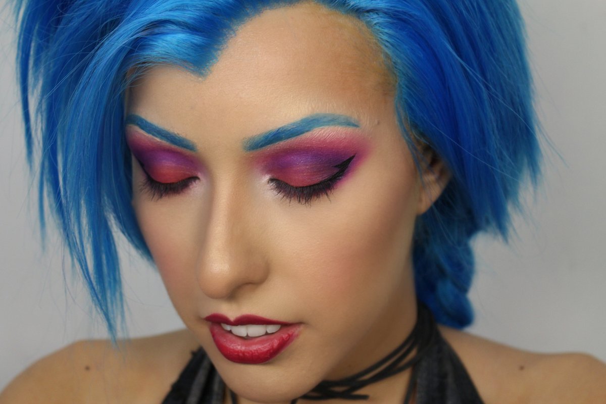 GiselleFitch's tweet photo. Esta es mi sesion de fotos para mi video de maquillaje que realice de mi Cospay "JINX" de League of Legends!! ----PARTE 1----

Espero que les guste!!!

#JinxMakeup #JinxCosplay #GizeruCosplayer #GLAsMakeup #Makeup #Jinx #LeagueOfLegends https://t.co/HUca7n1YPP