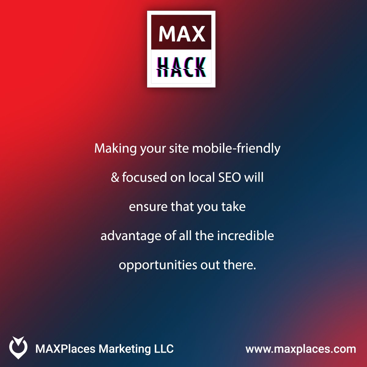 MAXPlaces's tweet image. A mobile-friendly website can help you reach a wider audience !📱

#MAXHacks #SEO #SEOtips #onlinemarketing #searchenginemarketing #onlinebusiness #mobile #SEM #Google #marketingtips #businessstrategy #searchengineoptimization #mobileoptimization