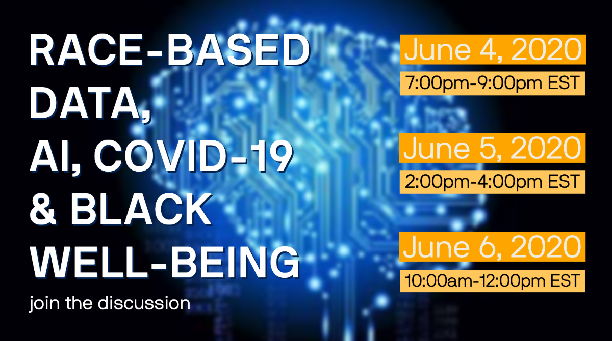 Temerty Medicine on Twitter "Racebased data, AI, COVID19 & Black wellbeing why data