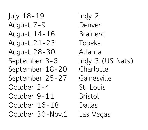 nhrapromodified's tweet photo. The day everyone has been waiting on pins and needles for!
Head over to https://t.co/ArZvefSnas to view the entire new schedule for 2020 - this is just the races the E3 Spark Plugs Pro Mod Series will be at.
#NHRA #NHRAProMod #ProMod https://t.co/cMUmt5M5D4