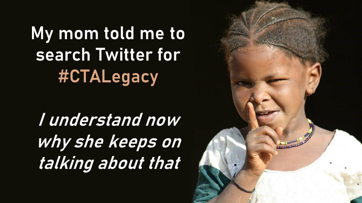 37 years supporting #development - One word #CTALegacy