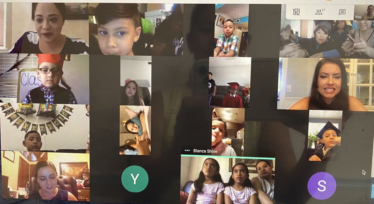 GlenCoveElem's tweet photo. #ThisisKinder virtual graduations in #FullForce today!  Our Little Stars ⭐️ look amazing and they are ready for #ThisisFirstGrade @YsletaISD Have a beautiful summer and as always, #KeepShining #KeepBeingAmazing  We ❤️❤️❤️ you!  ⭐️👨🏻‍🎓⭐️👩🏻‍🎓⭐️ https://t.co/8wbV801RlT