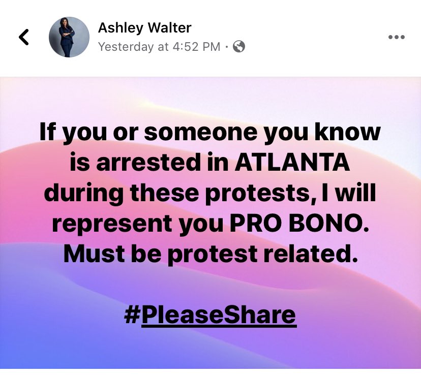 MoodyHag's tweet photo. #BLM #BlackLivesMatter #LegalRep #Atlanta https://t.co/HS04GCWJX4