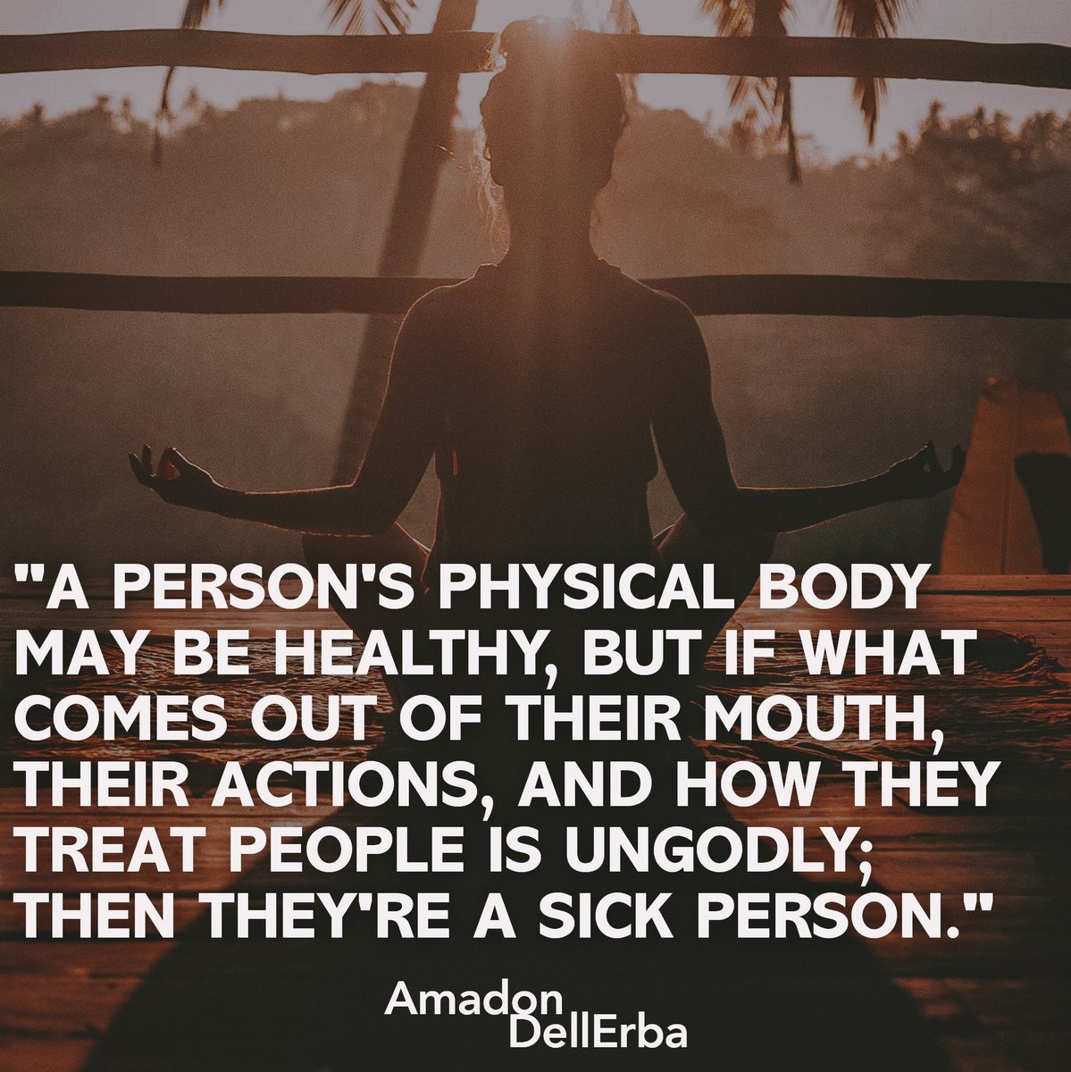 RealorDieTrying's tweet photo. "A person's physical body may be healthy, but if what comes out of their mouth, their actions, and how they treat people is ungodly; then they are a sick person."
~ @Amadon_DellErba, from his Interview with @brigittemars 

#getrealordietrying #getreal #dietrying #brigittemars https://t.co/TKSSuDal7E