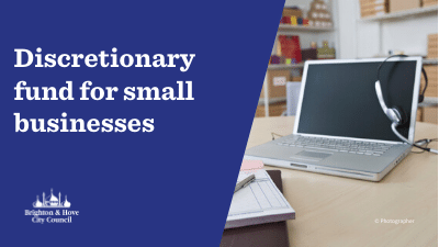 BrightonHoveCC's tweet photo. Our discretionary grant fund for small businesses is now open for applications 💼 https://t.co/68EaUIKq6T https://t.co/Xd6bHnnvGA