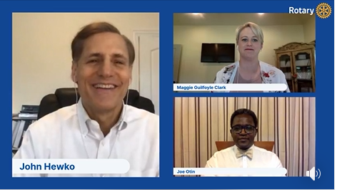 Rotary International tweet media