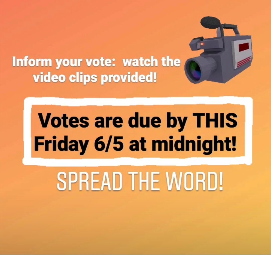 Students! Check your email and vote for your 20-21 Student Council Reps!
Vote by THIS Fri at midnight! 

Please RT!