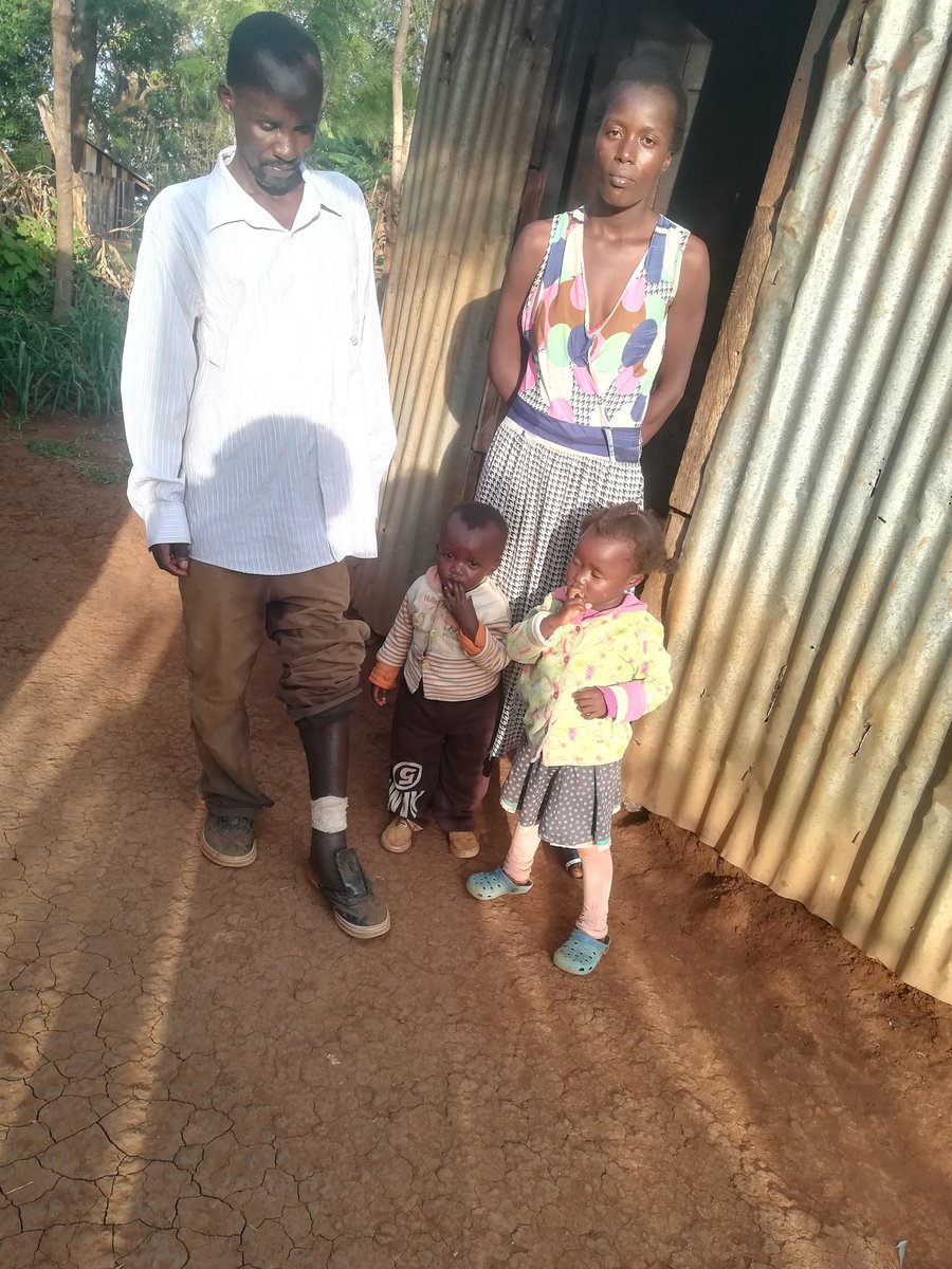 We all remember the Mama who was caught milking a neighbour's Goat. She's a neighbour. I paid her a visit leo afternoon, took a few photos to share with you guys.  <a href="/OmbetaC/">COmbeta</a> has sent something. Thankful Cliff. You too can , let's do it for her and her house, She needs You