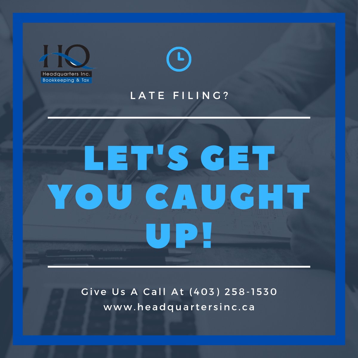 headquartersbo2's tweet photo. The best time to get caught up on outstanding #taxreturns and other remittances is right now! We can help with that!
#calgarytaxaccountant #calgaryaccountant #yycsmallbusiness #yyclocal #Taxtime #Headquartersbookkeeping #taxtime #calgarybookkeeping #calgarytaxpreppers https://t.co/0FtR0qaNOK
