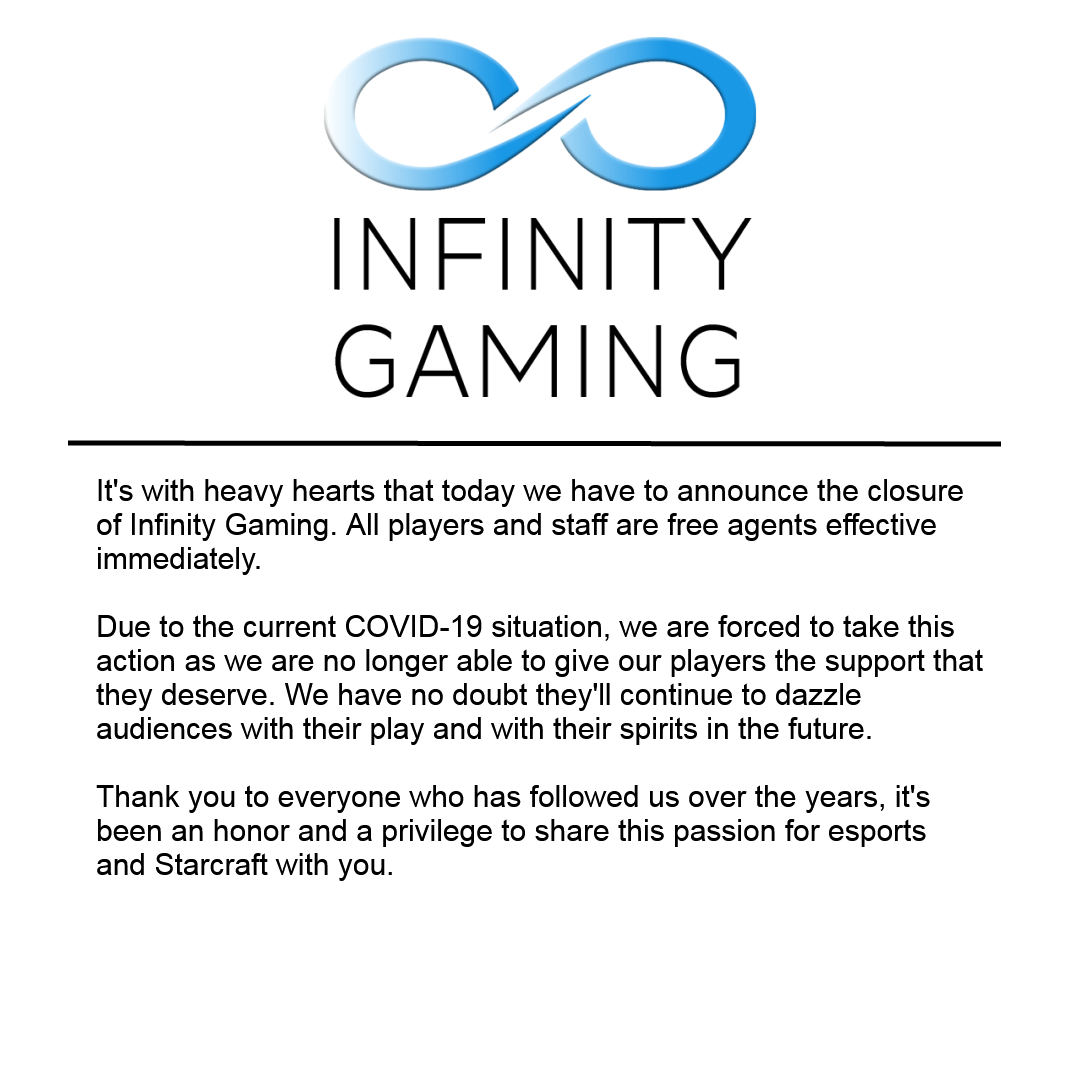 Thank you for your support. We wish the best to all players and staff and hope everyone thrives in their future.