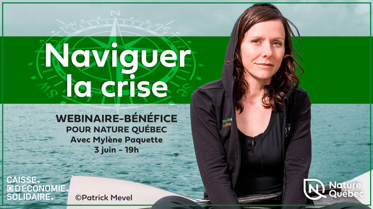 Voilà le lien pour la conférence de ce soir au bénéfice de <a href="/NatureQuebec/">Nature Québec</a> 
naturequebec.org/webinaire_bene…
Je vous partage, pour la première fois en ligne, ma conférence au sujet de ma traversée de l'océan à la rame! 
🌊🚣‍♀️🌱❤️🌊🚣‍♀️🌱❤️🌊🚣‍♀️🌱❤️🌊🚣‍♀️🌱❤️
#conference #nature #océan #inédit