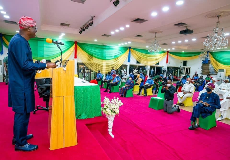 Lagos State has taken an audacious step towards ensuring security in all communities across the State, with the inauguration of State Community Policing Advisory Committee (SCPAC) and its operations arm, State Community Policing Committee (SCPC). 
#LagosLeads
#SanwooluLeads