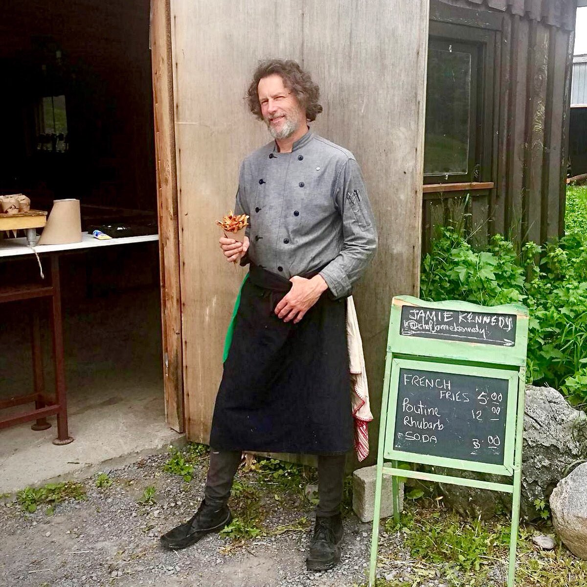 First day in progress! #jkfries #pec #feaston jamiekennedy.ca/pages/j-k-fries