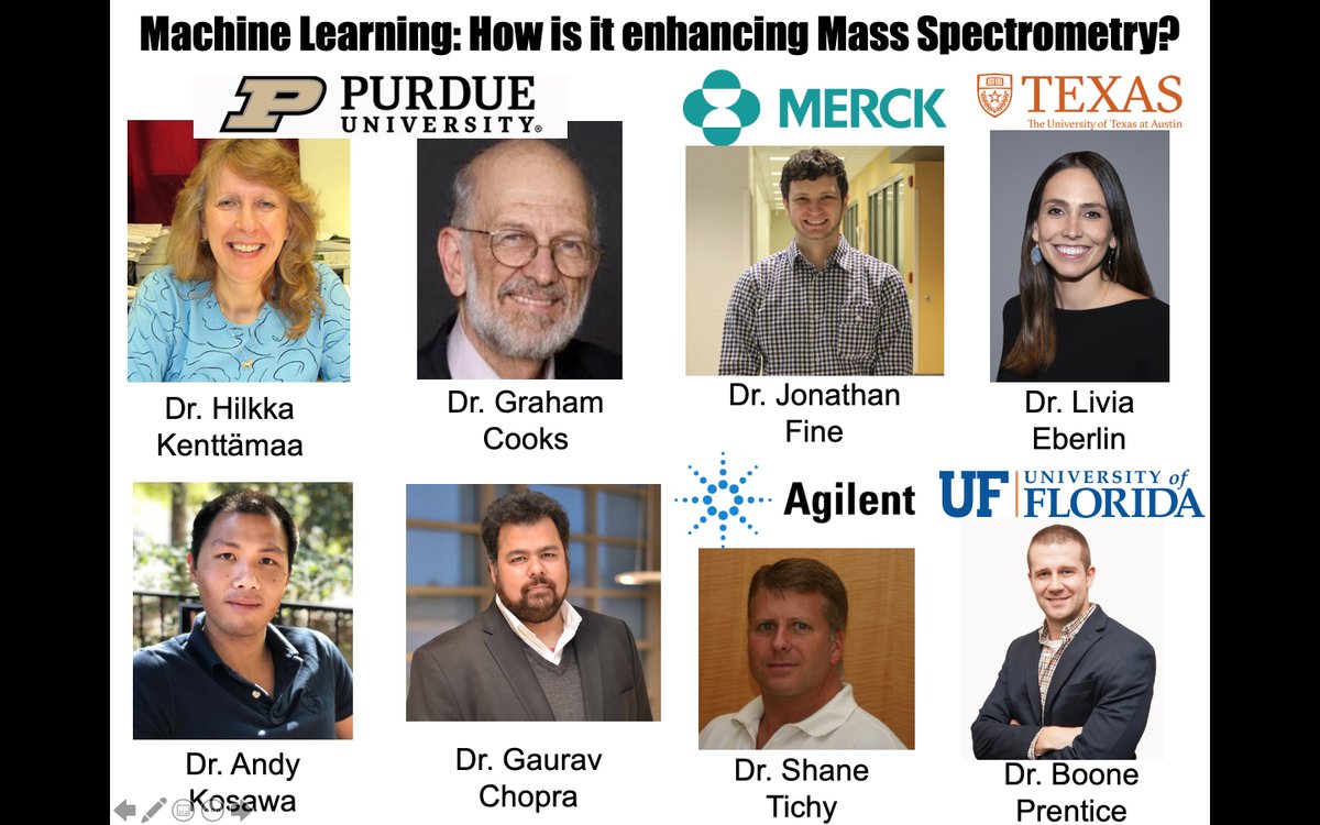 Fun organizing the #ASMS2020 #MachineLearning enhancing Mass Spectrometry. Thank you to the panel & attendees for participating. Recording available @asmsnews app. Talks by industry and academic scientists. @livia__se @BoonePrentice @AstonlabsPurdue @PurdueChemistry @PurdueIDSI
