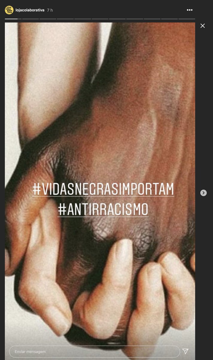 Fabianotextil's tweet photo. Por racismo fui impedido de entrar nessa loja @colaborativaloja que fica em fortaleza eles ainda tem a cara de pau de usar de oportunismo para fazer propaganda #VidasNegrasImportam      https://t.co/Alr3pGXlwq https://t.co/BLTjdDU0Sn