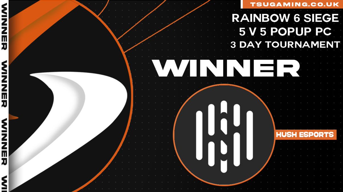 2727277237s's tweet photo. @EsportsHush takes the win for the R6 Popup! Congratulations and well played to Strike and all other entrants for strong plays! Special thanks to @BillyTh71366058 aka Syrup for casting on Twitch! Stay tuned for more tourneys! #TSU #TSUGaming #Rainbow6 #Tournaments https://t.co/yfr2UdjWS8