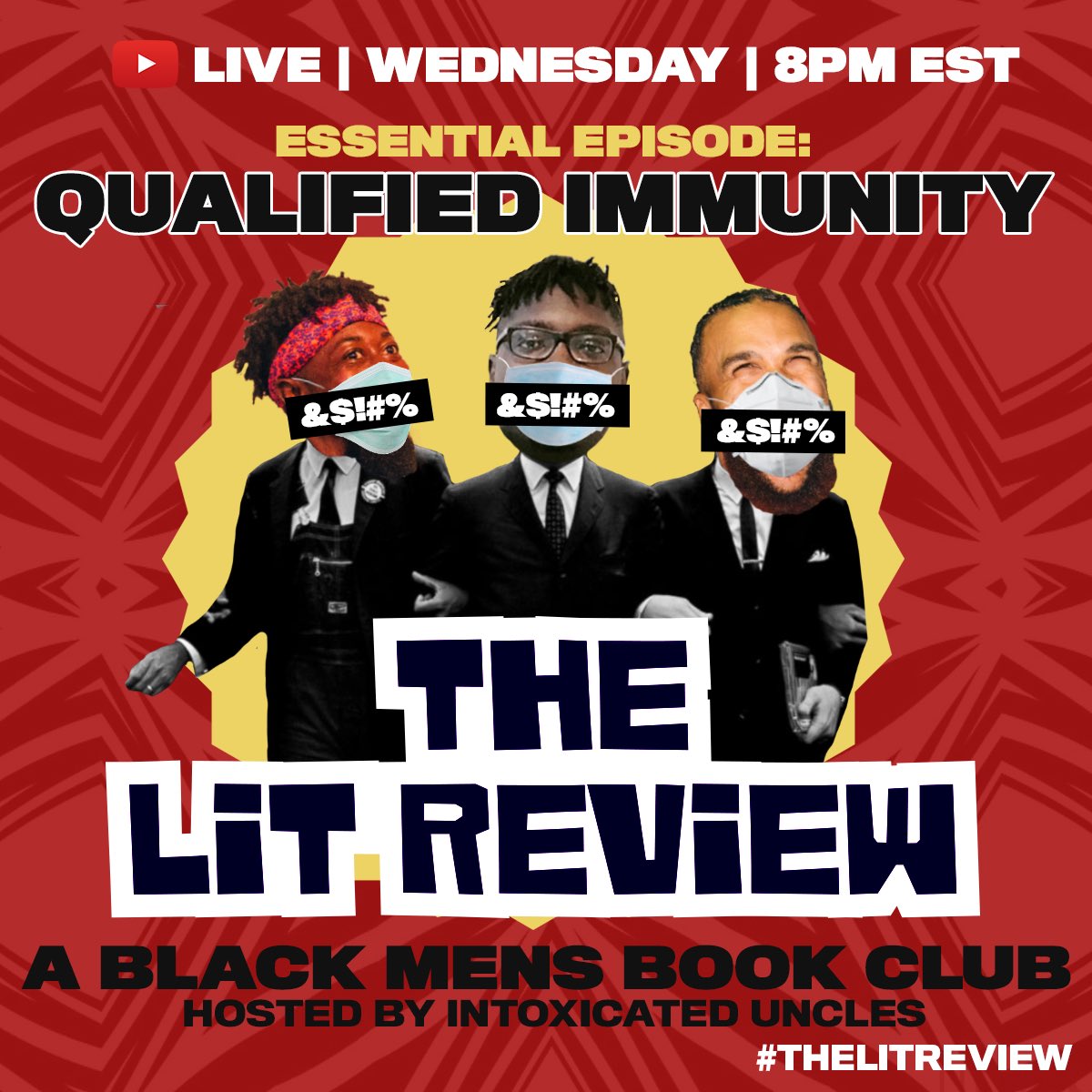 ⁣TONIGHT at 8pm EST, @nanakwabena @yusufyuie and I will be hosting a special episode of @litreviewlive 🎙 dedicated to #QualifiedImmunity, the law that has been protecting police from being prosecuted in these cases.