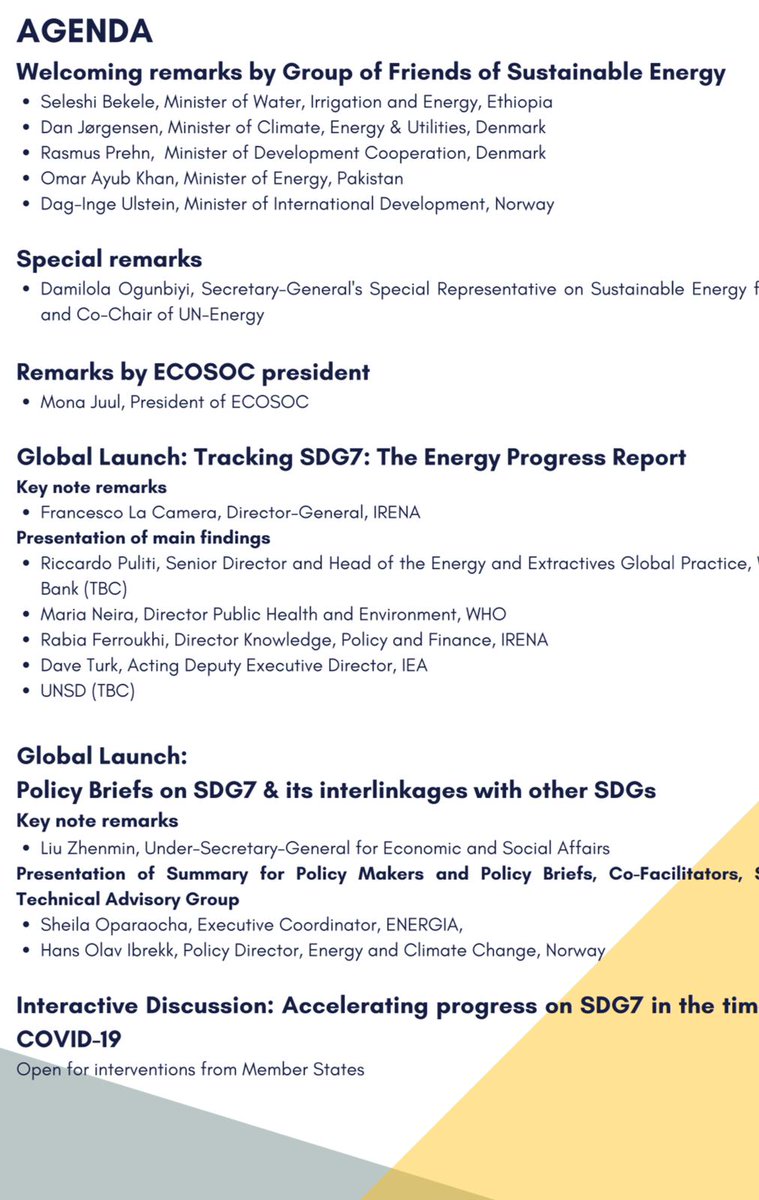 NorwayUN's tweet image. Launch of 🆕 #TrackingSDG7 report for #EnergyforAll.

Join Group of Friends on #SustainableEnergy + 
🇪🇹 @seleshi_b_a
🇩🇰 @DanJoergensen
🇩🇰 @RasmusPrehn
🇵🇰 @OmarAyubKhan
🇳🇴 @AkselJakobsen3
💛@DamilolaSDG7

📆 4 June, 9 am EST

More info:
norway.no/en/missions/UN…