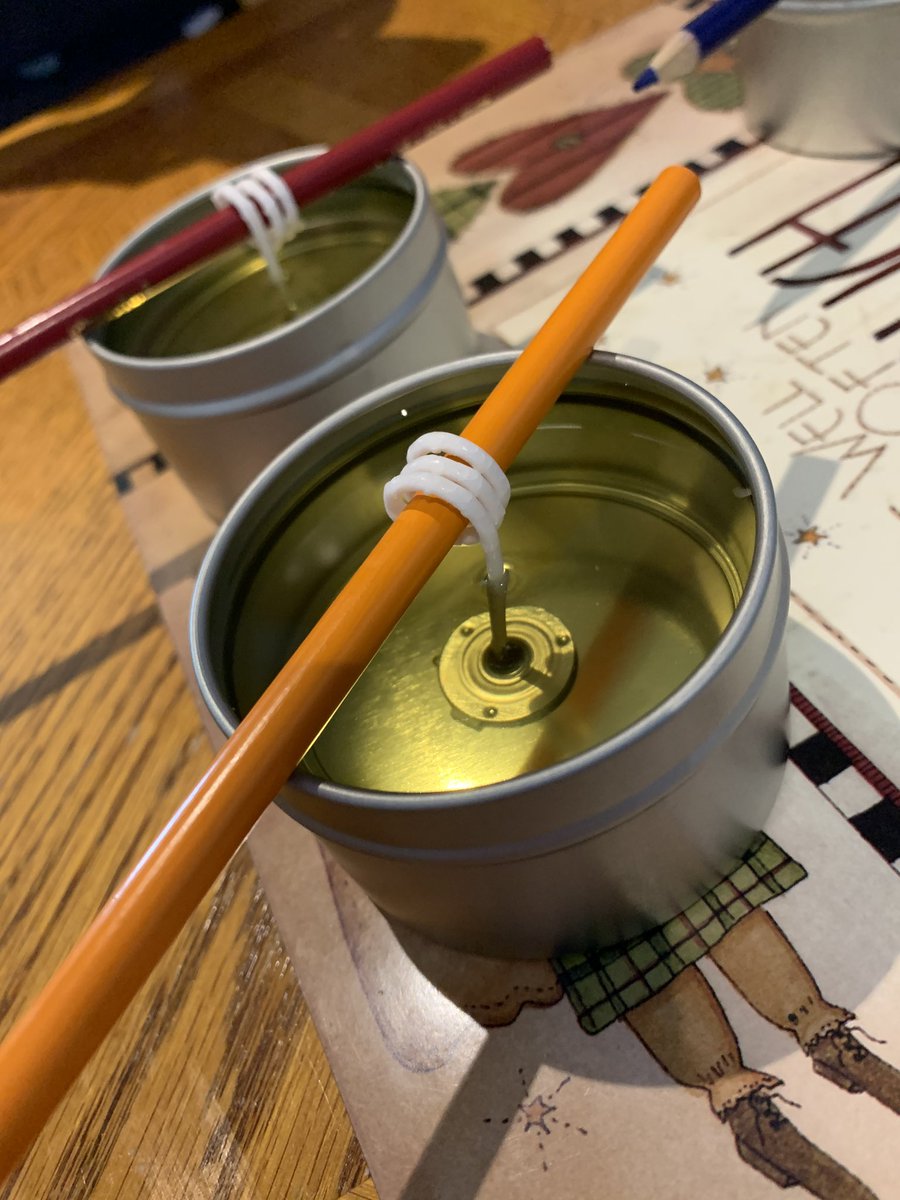 After a bunch of online meetings, I had a fun evening making candles from <a href="/FoggyIslandD/">Foggy Island Candles</a> with my momma! #lifelonglearning