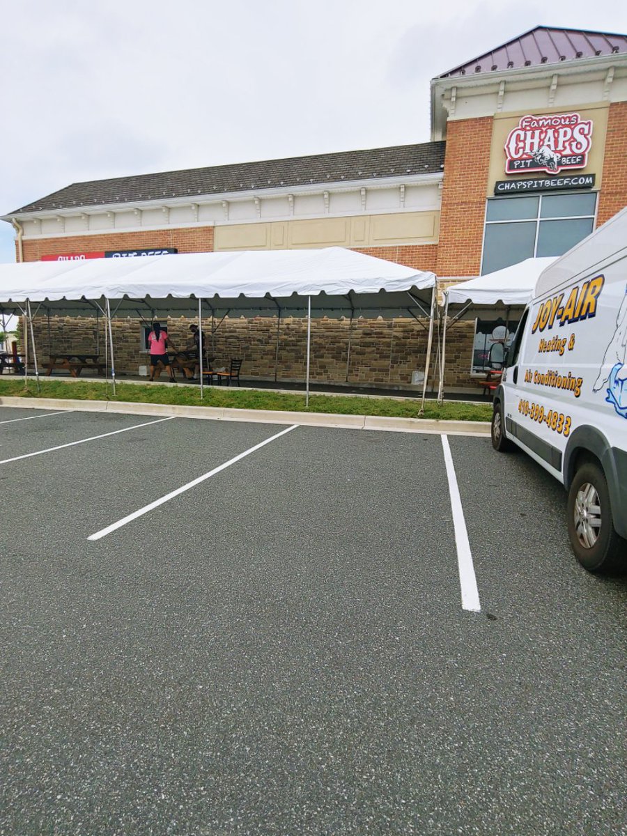 ChapsPitBeef's tweet photo. Have you been to #ChapsAberdeen's Outdoor Seating Area yet? Stop on by! They have plenty of tables ready and 6-feet apart! Enjoy a mouth-watering #PitBeef sandwich in the fresh air while getting your #SocialDistancing on! https://t.co/L3BcIBy5GM