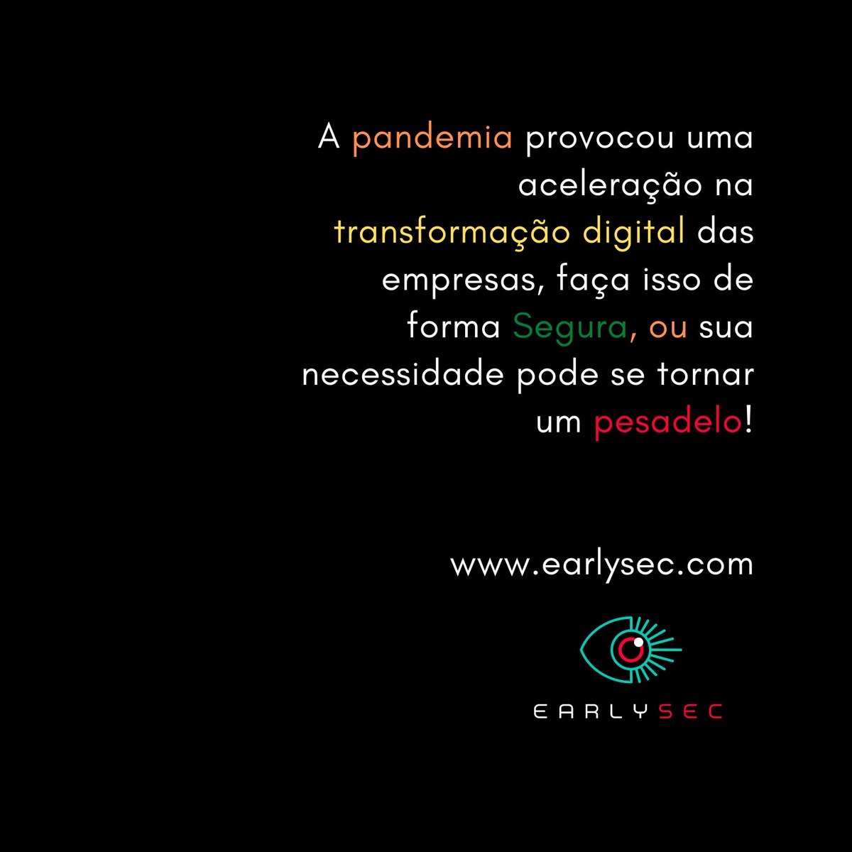 EarlySec's tweet image. A pandemia provocou uma aceleração na transformação digital das empresas, faça isso de forma Segura, ou sua necessidade pode se tornar um pesadelo!

earlysec.com

#privacidade #covid_19 #pandemia #ciberseguranca #digital #lgpd #segurança #earlysec
