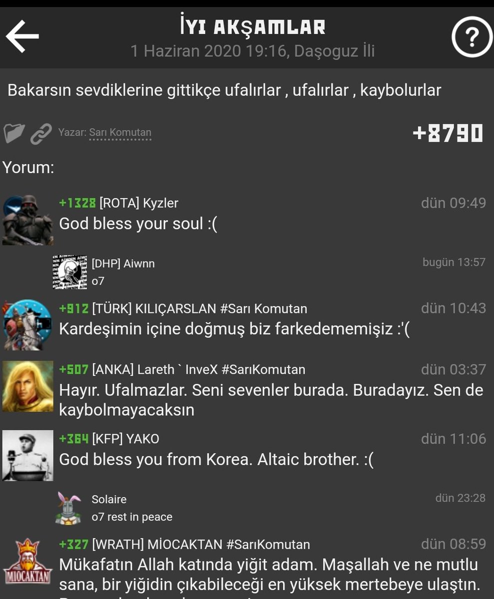Şehidimiz BURAK AYDOĞANIN SON PAYLAŞIMI.... 🇹🇷
#SarıKomutanKalbimizdesin