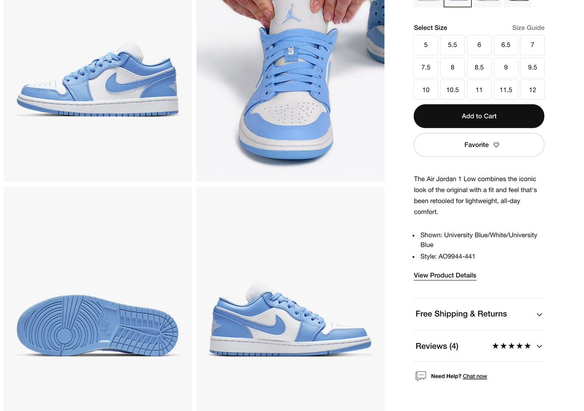 women's air jordan 1 low unc