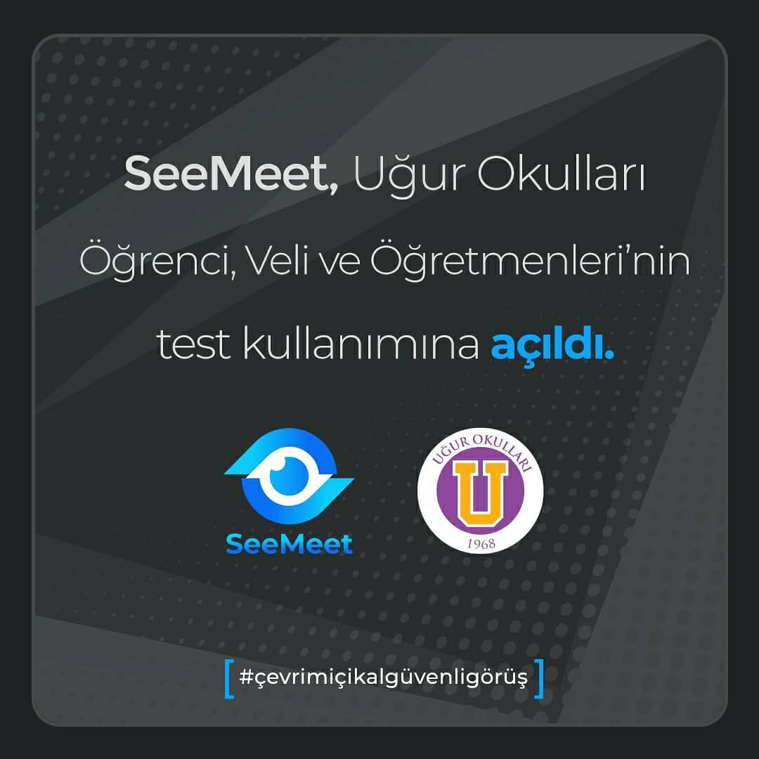 ardaergez's tweet photo. Uğur Okulları canlı derslerini ve görüşmelerini Seemeet’e taşıyor, Türkiye’nin verisi Türkiye’de kalıyor.
#SeeMeet #çevrimiçikalgüvenligörüş @UgurOkullari https://t.co/m5r6nu55Of
