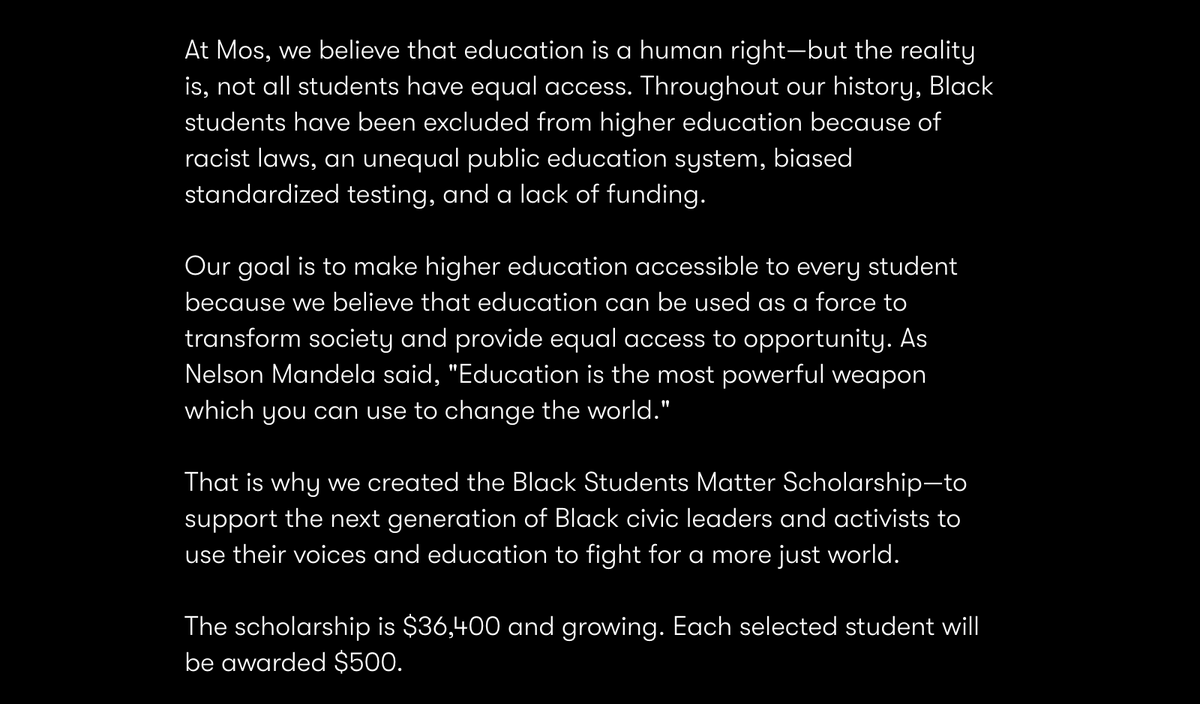 mosdotcom's tweet photo. Our small contribution to the fight ✊🏿 #blacklivesmatter https://t.co/K0psn2ojYi