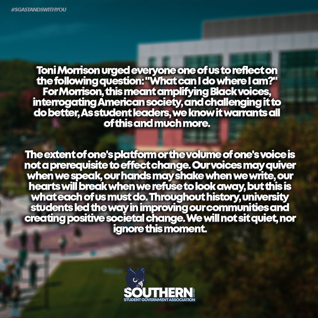 SCSU Student Government tweet media