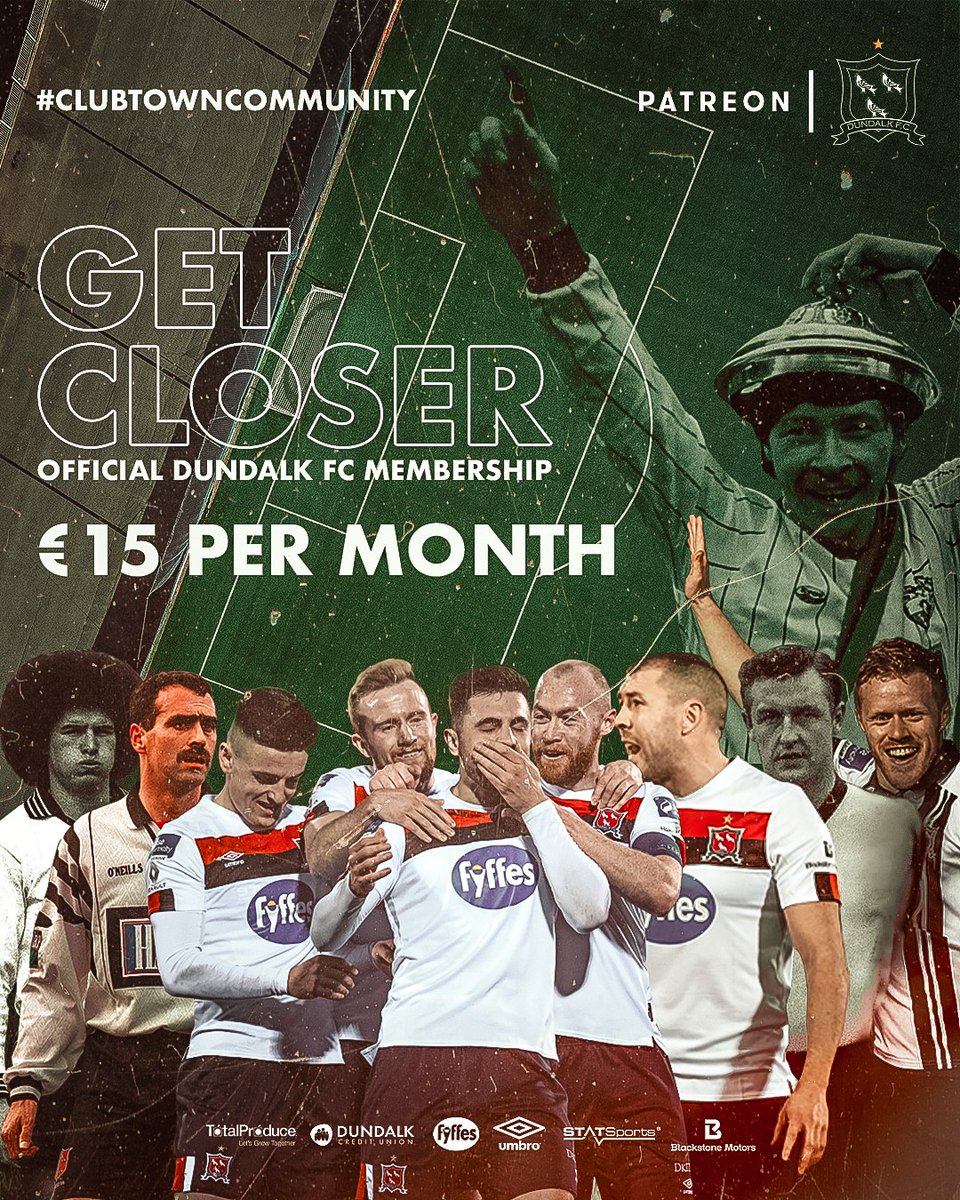 GET CLOSER!! #DundalkFC is thrilled to announce the launch of our new official membership scheme, aimed at growing and improving the relationship between the club, our supporters and the local community.

dundalkfc.com/get-closer-dun…

#GetCloser #ClubTownCommunity
