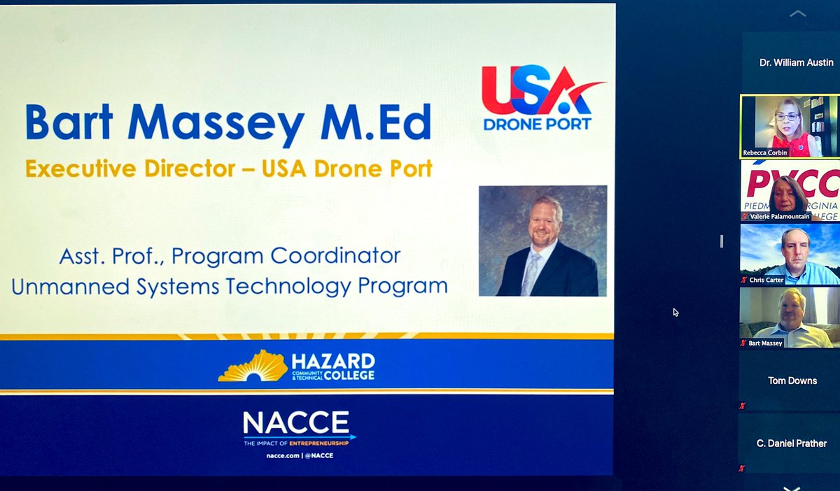 naberezhna's tweet photo. @NACCE has such a high turnaround of participants in Preparing the #DroneWorkforce webinar. Innovative, inclusive and far reaching initiatives. Stay tuned and register for more: https://t.co/QyFlbWZBmx @RebeccaCorbin7 @USADronePort @NASA @HCTC1 @PiedmontVaCC @bartmassey67 https://t.co/6m9id2vc1i