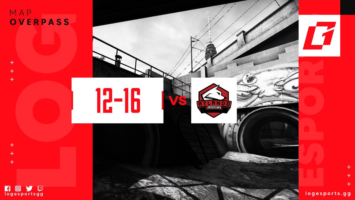 ESEA Advanced League’de @atlandoesports’a karşı Overpass haritasında 12-16 mağlup oluyoruz. Rakibimizi oyunlarından dolayı tebrik ederiz.