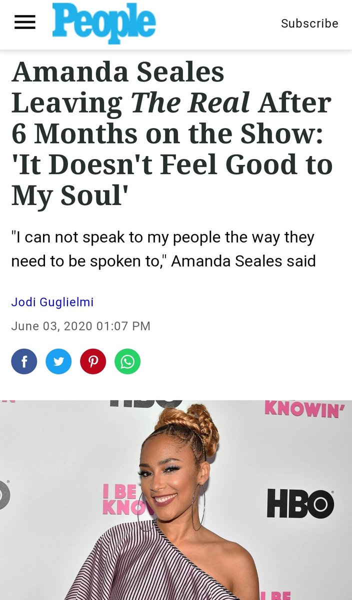 shani_lander's tweet photo. @amandaseales just heard about you leaving @TheRealDaytime I'm so sad to see you go. 😥 I love that you took a stand. Man! I'm going to miss your island accent &amp; your black culture truth bombs. Just know you've challenged me to be better educated about our history. God Bless!🙏🏾✊🏾 https://t.co/EaNjzR8uOu