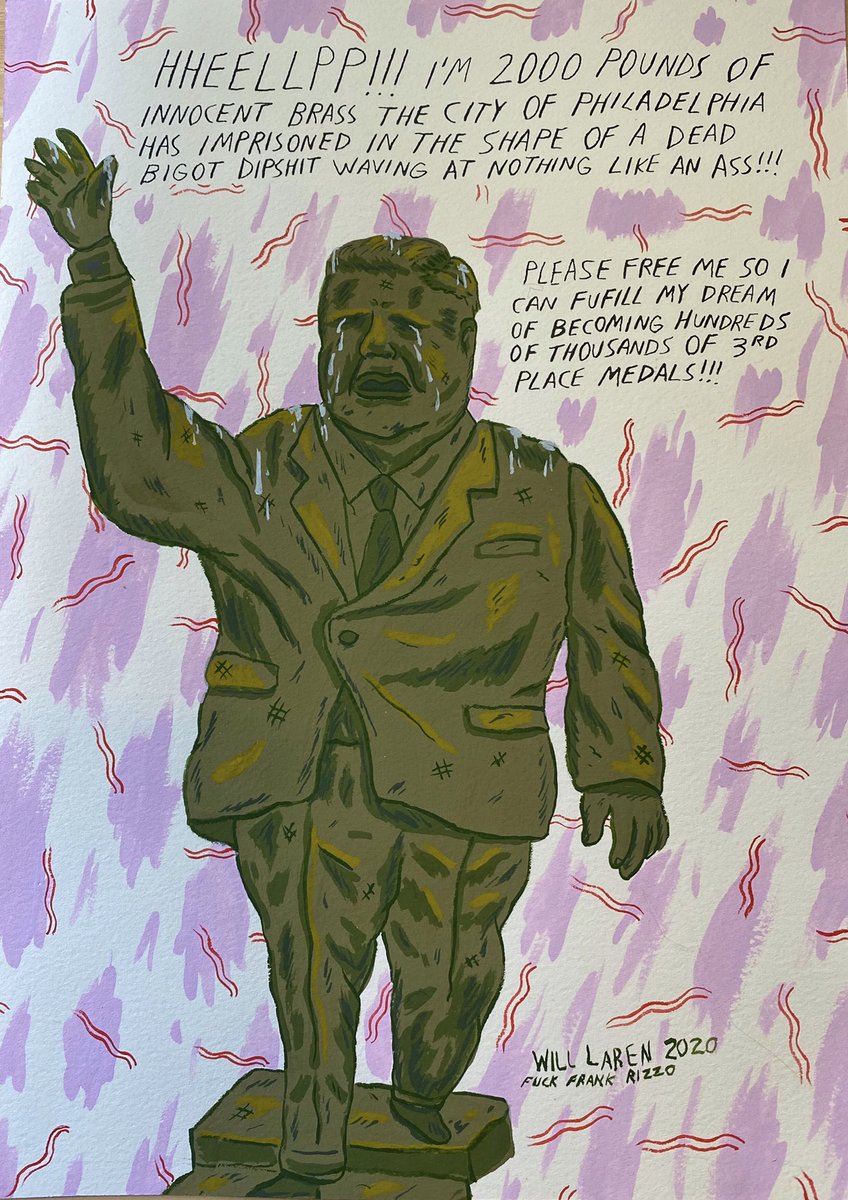 I’m auctioning this painting in the comments of my Instagram for the next 48 hours to help raise funds for black lives matter Philadelphia! Link pinned to the top of my feed!