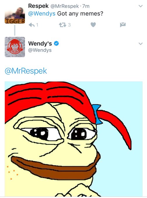 lollygild's tweet photo. @michiganbarbie @Wendys I still remember this tweet from Wendy's.  Don't eat there. @Wendys https://t.co/b7mU4z6B3r