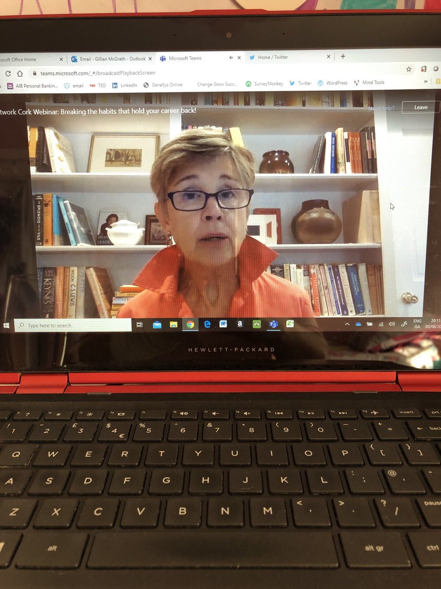 Gillgrowsucceed's tweet photo. “Be intentional. Engage. Be present” @sallyhelgesen @networkcork #leverageRelationships https://t.co/vYCaZeBPuk