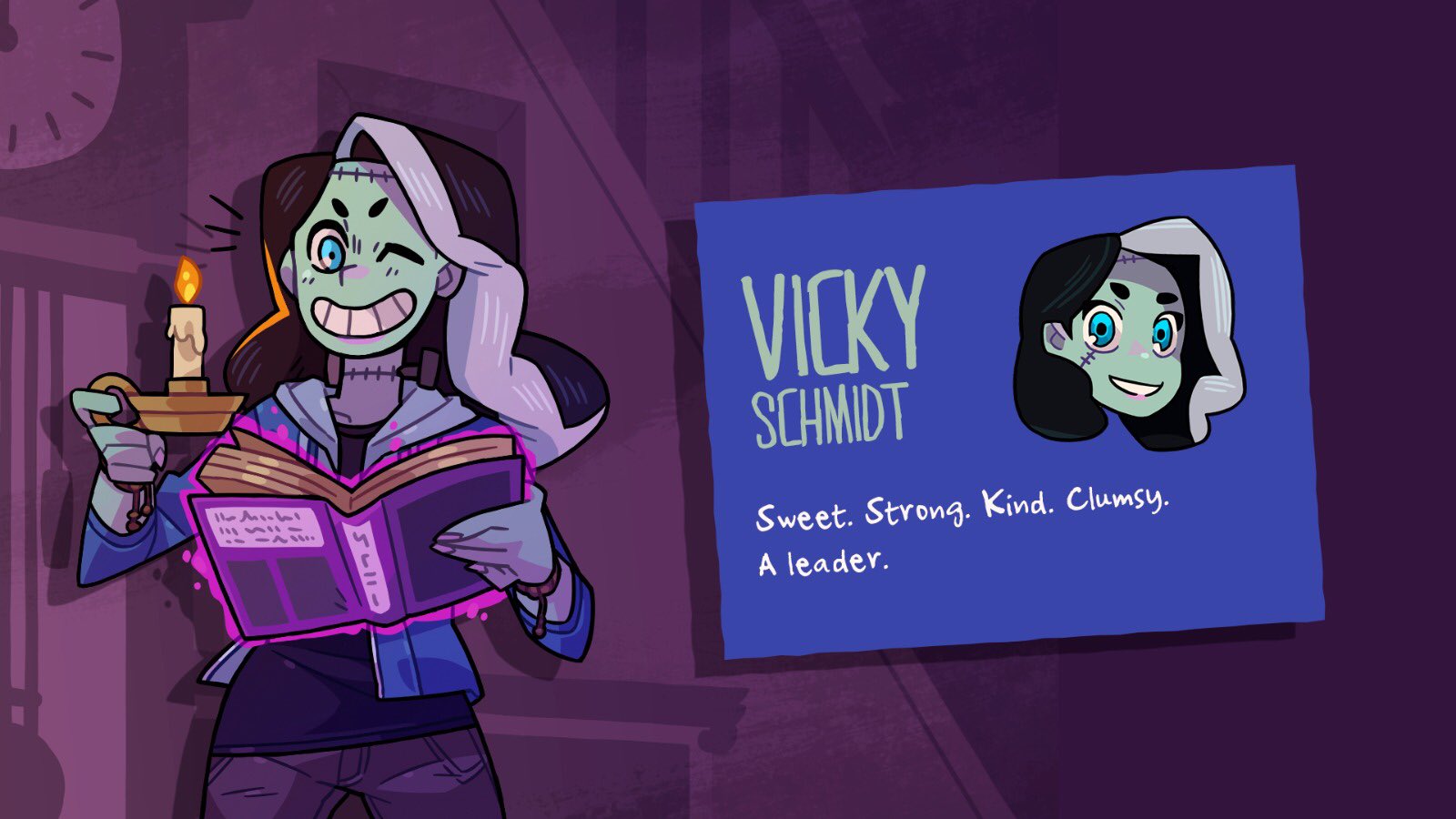 Monster Roadtrip is OUT! on X: MONSTER CAMP - VICKY We will start  showcasing characters from #monstercamp. First, we will show them quite  often, till we cover the basics. Wishlist the game