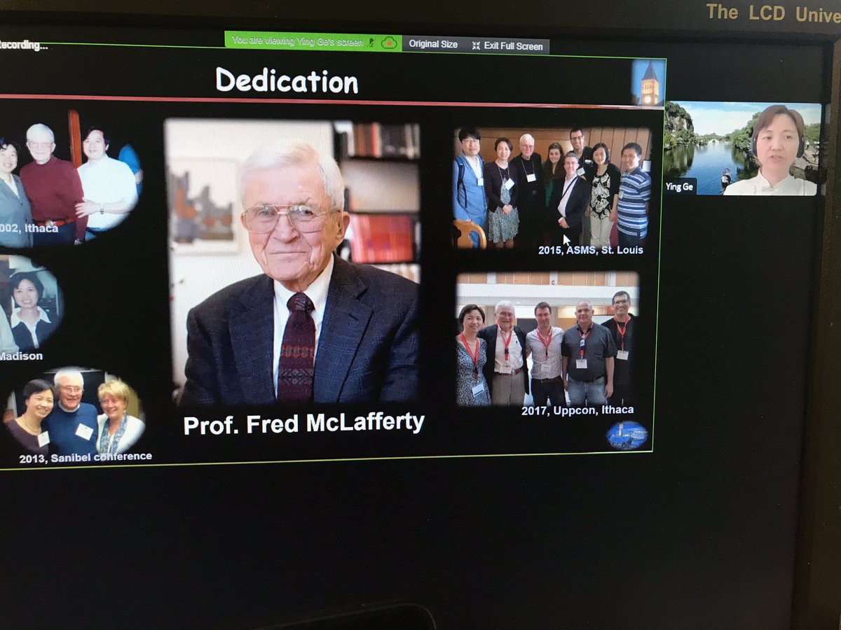 LingjunLi2's tweet image. Huge congratulations to my great friend and colleague @yingge2121 for an amazing and inspiring Biemann award lecture!!!👍👍🌹🌹So proud of you! @Ge_Lab_UW @asmsnews #ASMS2020